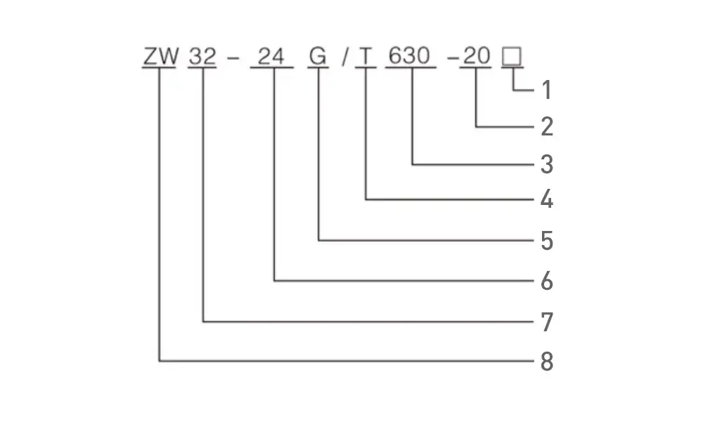 24kV Pole Mounted High Voltage Circuit Breaker